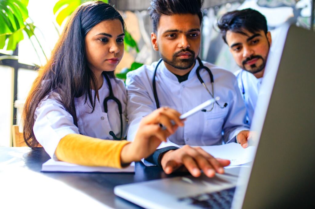 estudantes de medicina