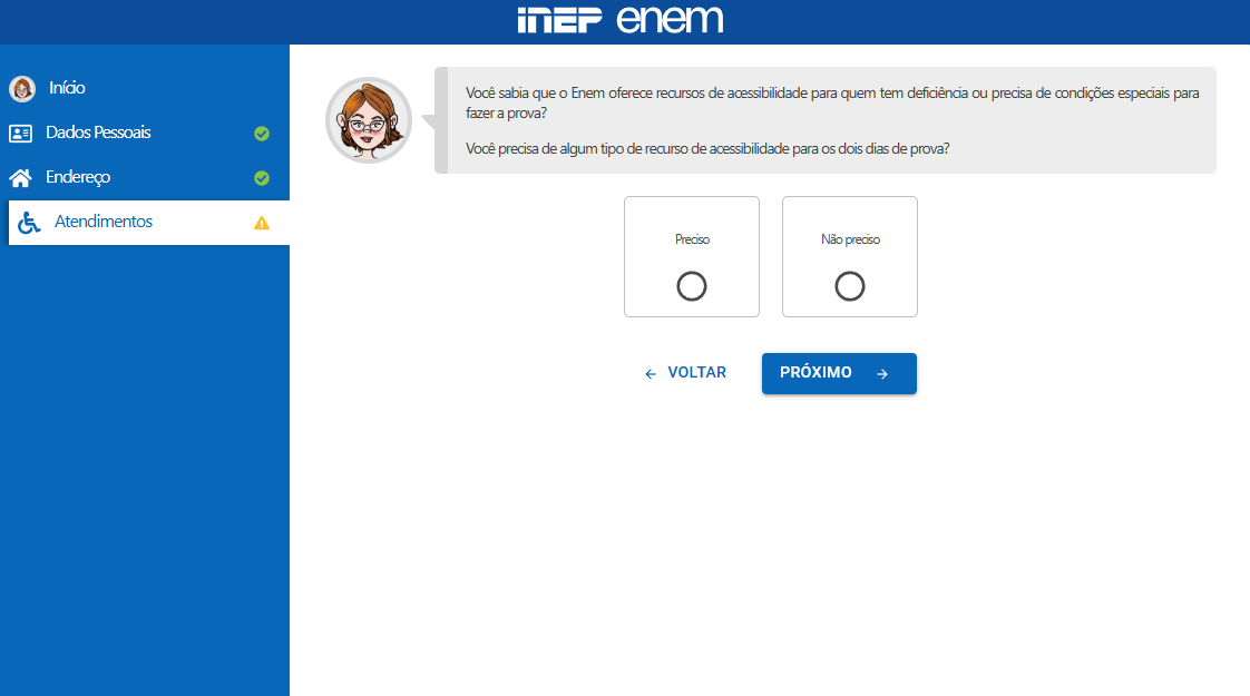 inscrições enem