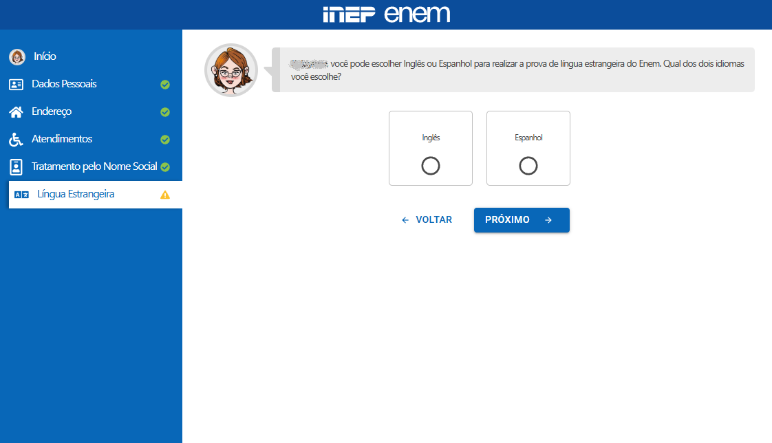 Inscrições enem
