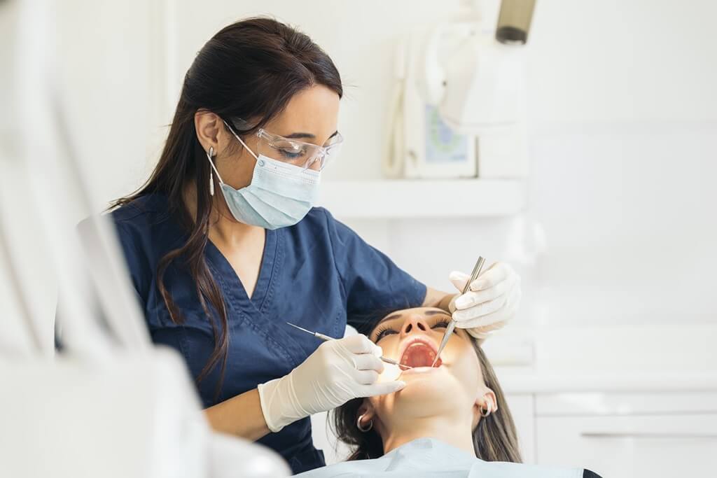 dentista e paciente