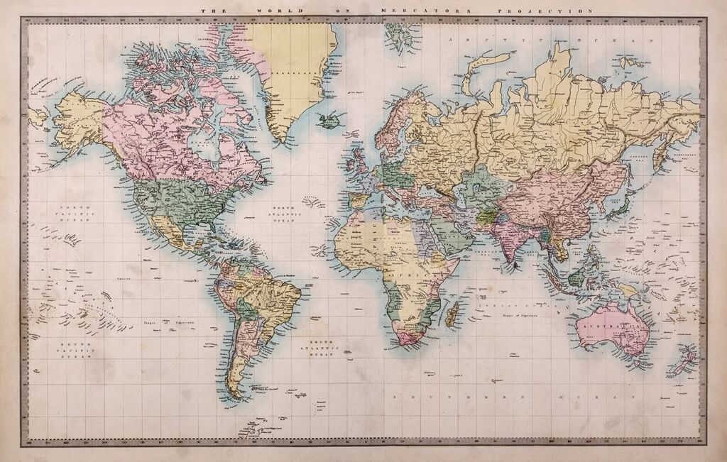 projeção de Mercator