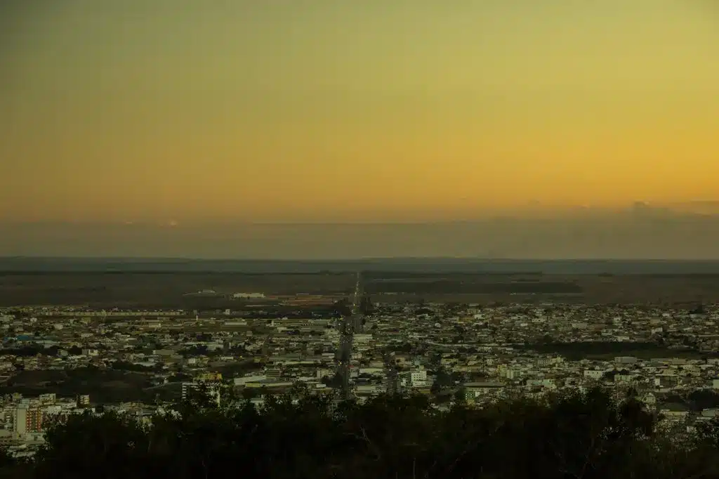 vista de cidade na Bahia