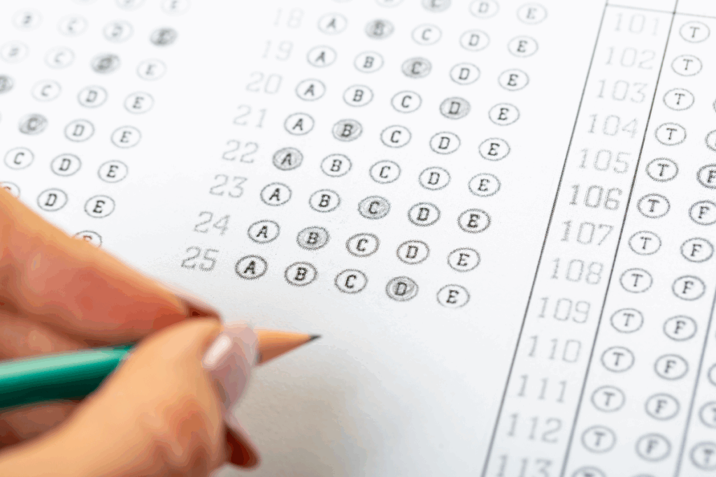 Gabarito de prova. vestibular UEL.